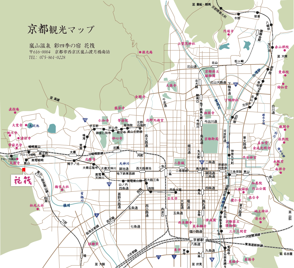京都拡大地図